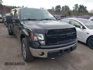 2010 Ford F-150 XL with VIN 1FTFW1EV9AFA80013, listed as a IAAI auction lot 42016166 with 157,414 mi miles. Bid and sale history available at carsss.com. Image 12.