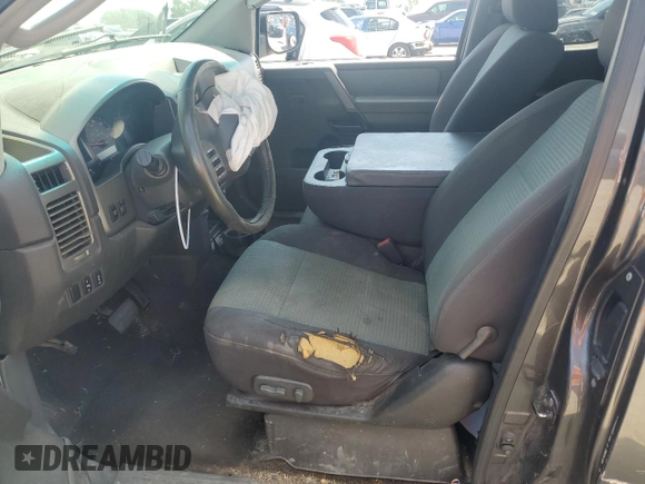 2005 Nissan Titan SE with VIN 1N6AA06A95N555523, listed as a Copart auction lot 62073754 with Not provided miles and Salvage title. Bid and sale history available at DreamBid. Image 8.