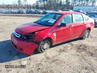 2008 Ford Focus SE with VIN 1FAHP35N18W272267, listed as a IAAI auction lot 41003854 with 239,062 mi miles. Bid and sale history available at carsss.com. Image 17.