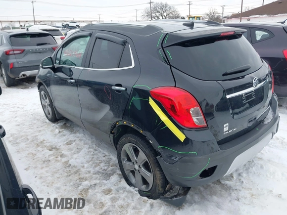 2014 Buick Encore with VIN KL4CJASB5EB583363, listed as a IAAI auction lot 41620964 with 98,930 mi miles. Bid and sale history available at carsss.com. Image 3.
