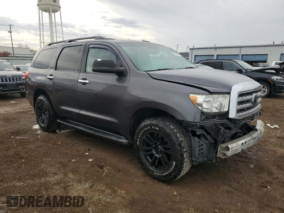 2012 Toyota Sequoia Limited with VIN 5TDJW5G18CS059829, listed as a Copart auction lot 79925664 with 281,249 mi miles and Salvage Title. Bid and sale history available at carsss.com. Image 4.