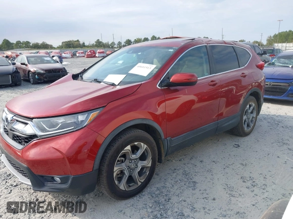 2018 Honda CR-V EX-L with VIN 2HKRW2H81JH699400, listed as a IAAI auction lot 40601913 with 139,417 mi miles. Bid and sale history available at carsss.com. Image 17.