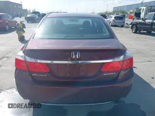 2014 Honda Accord Sport with VIN 1HGCR2F57EA244460, listed as a IAAI auction lot 42057412 with 214,441 mi miles and . Bid and sale history available at carsss.com. Image 17.