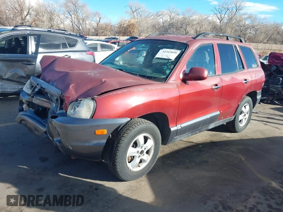 2005 Hyundai Santa Fe GLS with VIN KM8SC73E05U027078, listed as a IAAI auction lot 41265050 with 218,841 mi miles. Bid and sale history available at carsss.com. Image 17.