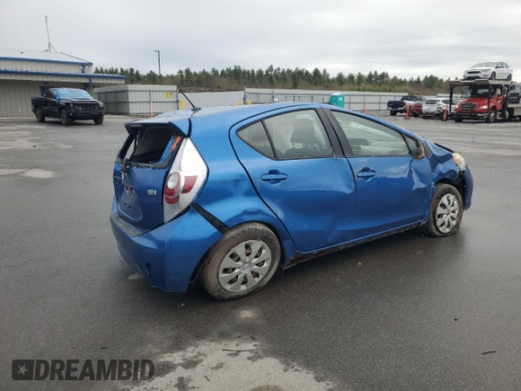 2012 Toyota Prius One z VIN JTDKDTB39C1507466, wystawiony jako Copart lot #55726175 z przebiegiem Nie podano mil oraz Szkoda całkowita • Salvage title. Historia ofert i sprzedaży dostępna na DreamBid. Obrazek 3.