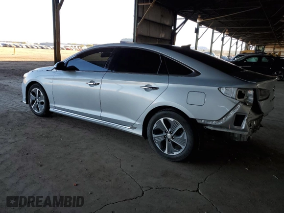 2018 Hyundai Sonata Hybrid Limited with VIN KMHE34L3XJA079274, listed as a Copart auction lot 41068464 with 120,491 mi miles and Salvage Title. Bid and sale history available at carsss.com. Image 2.
