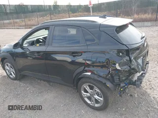 2023 Hyundai Kona SEL with VIN KM8K6CAB7PU038526, listed as a IAAI auction lot 40863364 with 3,642 mi miles and . Bid and sale history available at DreamBid. Image 14.