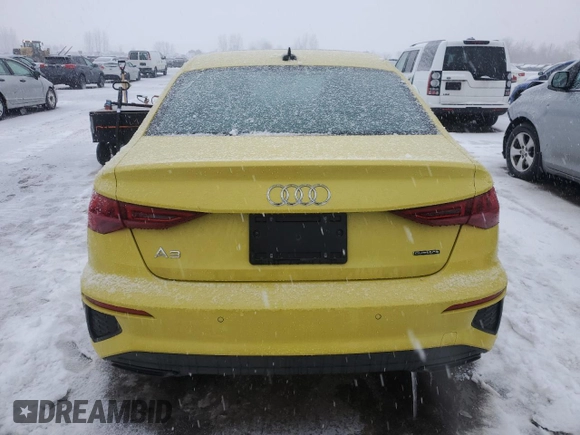 2024 Audi A3 Sedan Progressiv with VIN WAULUCGY9RA129552, listed as a Copart auction lot 88086885 with 1,142 mi miles and Salvage Title. Bid and sale history available at carsss.com. Image 6.
