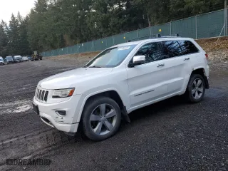 2014 Jeep Grand Cherokee Overland with VIN 1C4RJFCM8EC298468, listed as a Copart auction lot 47186425 with 150,328 mi miles and Clean Title. Bid and sale history available at carsss.com. Image 1.