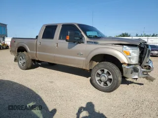 2013 Ford F-350 Platinum with VIN 1FT8W3BT2DEB31868, listed as a Copart auction lot 64460155 with 118,516 mi miles and Salvage title. Bid and sale history available at DreamBid. Image 4.