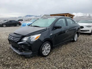 2021 Mitsubishi Mirage G4 ES with VIN ML32FUFJ8MHF05313, listed as a Copart auction lot 43134695 with 46,646 mi miles and Salvage Title. Bid and sale history available at carsss.com. Image 1.
