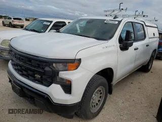 2023 Chevrolet Silverado 1500 with VIN 3GCPDAEK4PG305607, listed as a Copart auction lot 48935655 with 10,480 mi miles and Salvage Title. Bid and sale history available at DreamBid. Image 1.