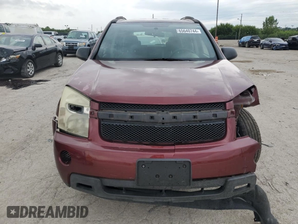 2007 Chevrolet Equinox LS with VIN 2CNDL13F476026547, listed as a Copart auction lot 65640744 with 177,385 mi miles and Salvage Title. Bid and sale history available at carsss.com. Image 5.