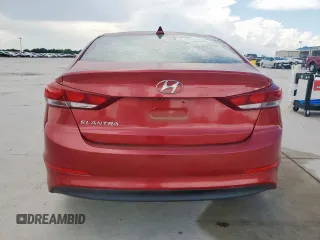 2017 Hyundai Elantra SE with VIN 5NPD84LF6HH009401, listed as a Copart auction lot 62397005 with 81,254 mi miles and Salvage title. Bid and sale history available at DreamBid. Image 6.