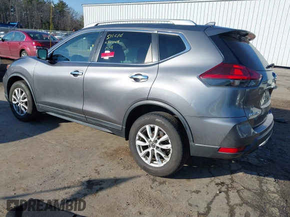 2019 Nissan Rogue SV with VIN KNMAT2MV8KP539960, listed as a IAAI auction lot 41768242 with 79,118 mi miles. Bid and sale history available at carsss.com. Image 3.