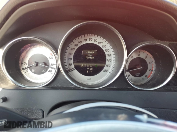 2013 Mercedes-Benz C-Class C 250 Sport with VIN WDDGF4HB9DA806032, listed as a Copart auction lot 52032625 with 129,803 mi miles and Salvage Title. Bid and sale history available at carsss.com. Image 9.
