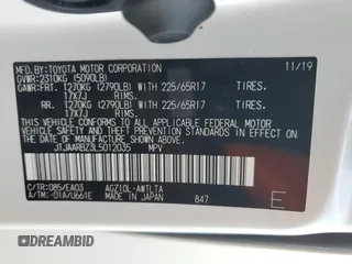 2020 Lexus NX 300 z VIN JTJAARBZ3L5012035, wystawiony jako Copart lot #48531955 z przebiegiem 14 015 mil mil oraz Szkody całkowita. Historia ofert i sprzedaży dostępna na DreamBid. Obrazek 15.