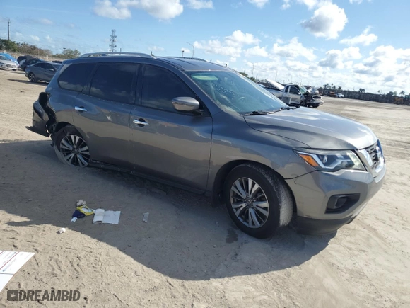2019 Nissan Pathfinder S with VIN 5N1DR2MN0KC610177, listed as a Copart auction lot 43622445 with 58678 miles and Non Repairable. Bid and sale history available at carsss.com. Image 4.