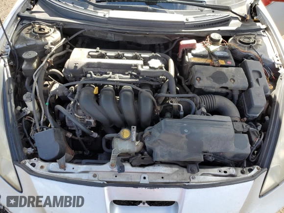 2000 Toyota Celica GT with VIN JTDDR32T3Y0005690, listed as a Copart auction lot 75851864 with 280,335 mi miles and Salvage Title. Bid and sale history available at carsss.com. Image 12.