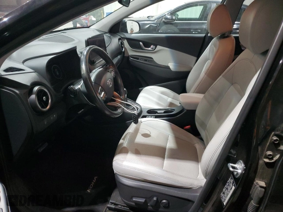 2022 Hyundai Kona Limited with VIN KM8K53A30NU814536, listed as a Copart auction lot 87874945 with 31,399 mi miles and Salvage Title. Bid and sale history available at carsss.com. Image 7.