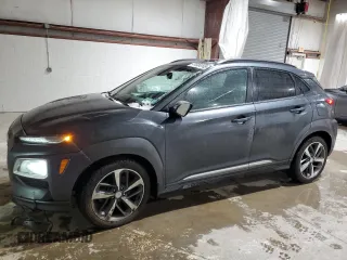 2019 Hyundai Kona Ultimate with VIN KM8K5CA50KU390434, listed as a Copart auction lot 41604145 with 74,743 mi miles and Salvage Title. Bid and sale history available at carsss.com. Image 1.