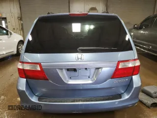 2005 Honda Odyssey EX-L with VIN 5FNRL38725B097759, listed as a Copart auction lot 49485295 with 199,008 mi miles and Salvage title. Bid and sale history available at DreamBid. Image 6.