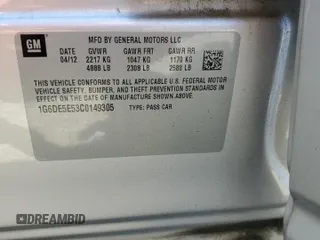 2012 Cadillac CTS Luxury z VIN 1G6DE5E53C0149305, wystawiony jako Copart lot #56924985 z przebiegiem 127 340 mil mil oraz Szkoda całkowita • Salvage title. Historia ofert i sprzedaży dostępna na DreamBid. Obrazek 12.