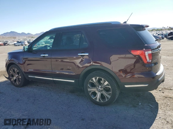 2019 Ford Explorer Limited z VIN 1FM5K7FHXKGA77289, wystawiony jako Copart lot #54759465 z przebiegiem 68 585 mil mil oraz Szkoda całkowita • Salvage title. Historia ofert i sprzedaży dostępna na DreamBid. Obrazek 2.