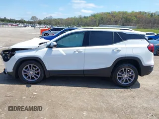 2023 GMC Terrain SLT with VIN 3GKALVEG6PL218217, listed as a IAAI auction lot 41917652 with 2,462 mi miles and . Bid and sale history available at carsss.com. Image 13.
