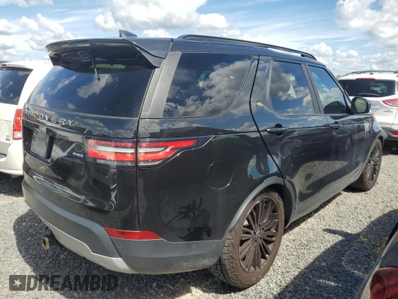 2017 Land Rover Discovery HSE with VIN SALRRBBK6HA013647, listed as a Copart auction lot 74605744 with Not Provided miles and Salvage Title. Bid and sale history available at carsss.com. Image 3.