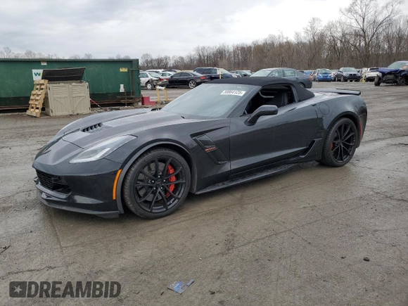 2019 Chevrolet Corvette Grand Sport 2LT with VIN 1G1YY3D76K5111879, listed as a Copart auction lot 50864125 with 28,245 mi miles and Salvage Title. Bid and sale history available at carsss.com. Image 1.