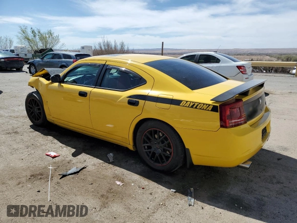 2006 Dodge Charger R/T with VIN 2B3KA53H56H385386, listed as a Copart auction lot 49863015 with 94,512 mi miles and Salvage Title. Bid and sale history available at carsss.com. Image 2.