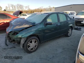 2001 Ford Focus SE with VIN 1FAFP34P91W367045, listed as a Copart auction lot 47340195 with 194,728 mi miles and Salvage Title. Bid and sale history available at carsss.com. Image 1.
