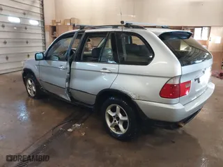 2003 BMW X5 3.0i with VIN 5UXFA53543LV80219, listed as a IAAI auction lot 41555874 with 247,481 mi miles. Bid and sale history available at carsss.com. Image 3.