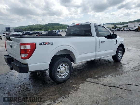 2022 Ford F-150 XL with VIN 1FTMF1EB2NKE16983, listed as a Copart auction lot 60933255 with Not provided miles and Salvage title. Bid and sale history available at DreamBid. Image 3.