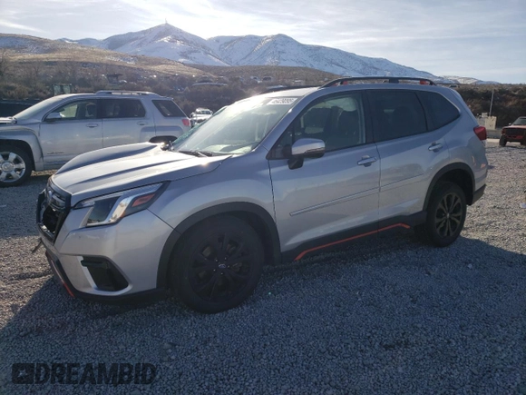 2024 Subaru Forester Sport with VIN JF2SKAGC4RH414181, listed as a Copart auction lot 46429095 with 32,910 mi miles and Salvage Title. Bid and sale history available at carsss.com. Image 1.