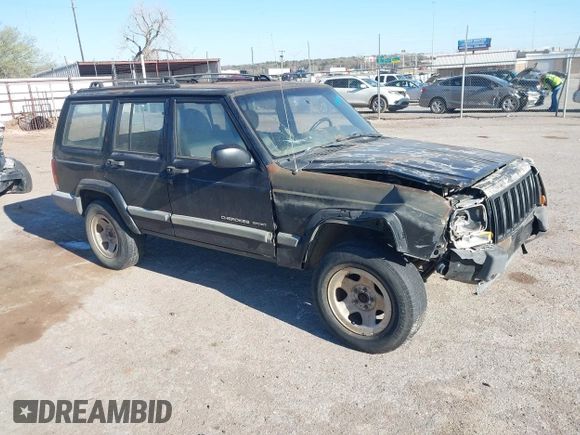 2001 Jeep Cherokee Sport with VIN 1J4FT48SX1L581192, listed as a IAAI auction lot 41828841 with 315,822 mi miles. Bid and sale history available at carsss.com. Image 1.