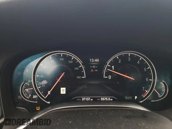 2019 BMW 7 Series 740i xDrive with VIN WBA7E4C52KGV70538, listed as a Copart auction lot 39724903 with 37,137 mi miles. Bid and sale history available at carsss.com. Image 9.