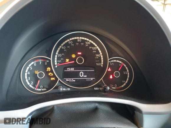 2014 Volkswagen Beetle with VIN 3VWH17AT4EM664448, listed as a Copart auction lot 72442064 with Not Provided miles and Salvage Title. Bid and sale history available at DreamBid. Image 9.