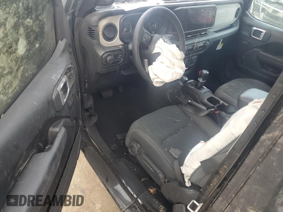 2024 Jeep Gladiator Sport z VIN 1C6HJTAGXRL109663, wystawiony jako Copart lot #54625495 z przebiegiem Nie podano mil oraz Nie do naprawy • Non repairable. Historia ofert i sprzedaży dostępna na DreamBid. Obrazek 8.