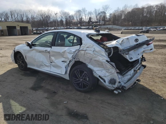 2025 Toyota Camry LE с VIN 4T1DBADK1SU517408, выставлен на аукционе Copart как лот 49712205 с пробегом 3 700 миль миль и Списание • Salvage title. История ставок и продаж доступна на DreamBid. Изображение 2.