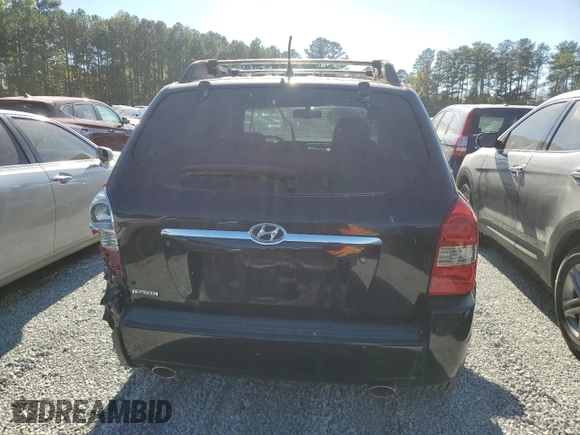 2006 Hyundai Tucson GLS with VIN KM8JN12D36U291618, listed as a Copart auction lot 76259744 with 0 mi miles and Clean Title. Bid and sale history available at carsss.com. Image 6.