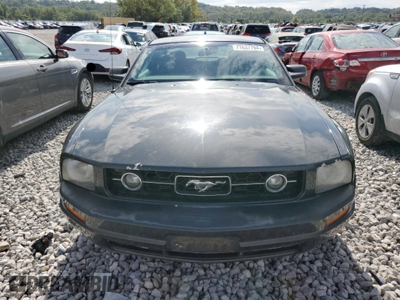 2009 Ford Mustang with VIN 1ZVHT80N695121777, listed as a Copart auction lot 71637794 with 189,608 mi miles and Salvage Title. Bid and sale history available at carsss.com. Image 5.
