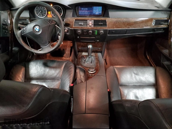 2007 BMW 5 Series 530xi with VIN WBANF73537CU22743, listed as a Copart auction lot 51492785 with 169,366 mi miles and Non Repairable. Bid and sale history available at carsss.com. Image 8.