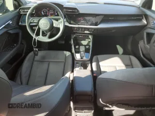 2023 Audi A3 Premium with VIN WAUGUDGY8PA146637, listed as a Copart auction lot 75889894 with 10,827 mi miles and Non Repairable. Bid and sale history available at carsss.com. Image 8.