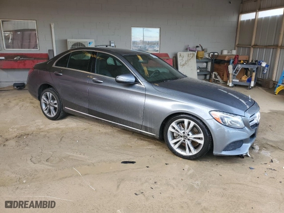 2018 Mercedes-Benz C-Class C 300 with VIN 55SWF4JB5JU271444, listed as a Copart auction lot 48509785 with 99,269 mi miles and Salvage Title. Bid and sale history available at carsss.com. Image 4.