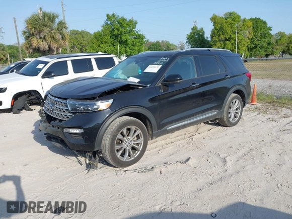 2021 Ford Explorer Limited with VIN 1FMSK8FH8MGA86052, listed as a IAAI auction lot 41859132 with 78,259 mi miles. Bid and sale history available at carsss.com. Image 21.