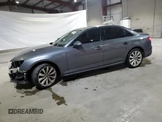 2018 Audi A4 Premium with VIN WAUKMAF40JN007562, listed as a Copart auction lot 79096974 with 83,822 mi miles and Salvage title. Bid and sale history available at DreamBid. Image 1.