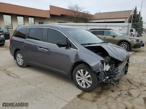 2016 Honda Odyssey SE with VIN 5FNRL5H34GB045108, listed as a Copart auction lot 50319575 with 69,948 mi miles and Salvage Title. Bid and sale history available at carsss.com. Image 4.