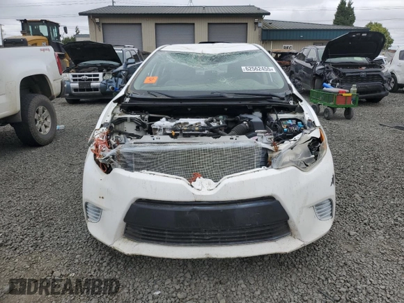 2014 Toyota Corolla L with VIN 2T1BURHE8EC059344, listed as a Copart auction lot 62562455 with Not provided miles and Salvage title. Bid and sale history available at DreamBid. Image 5.